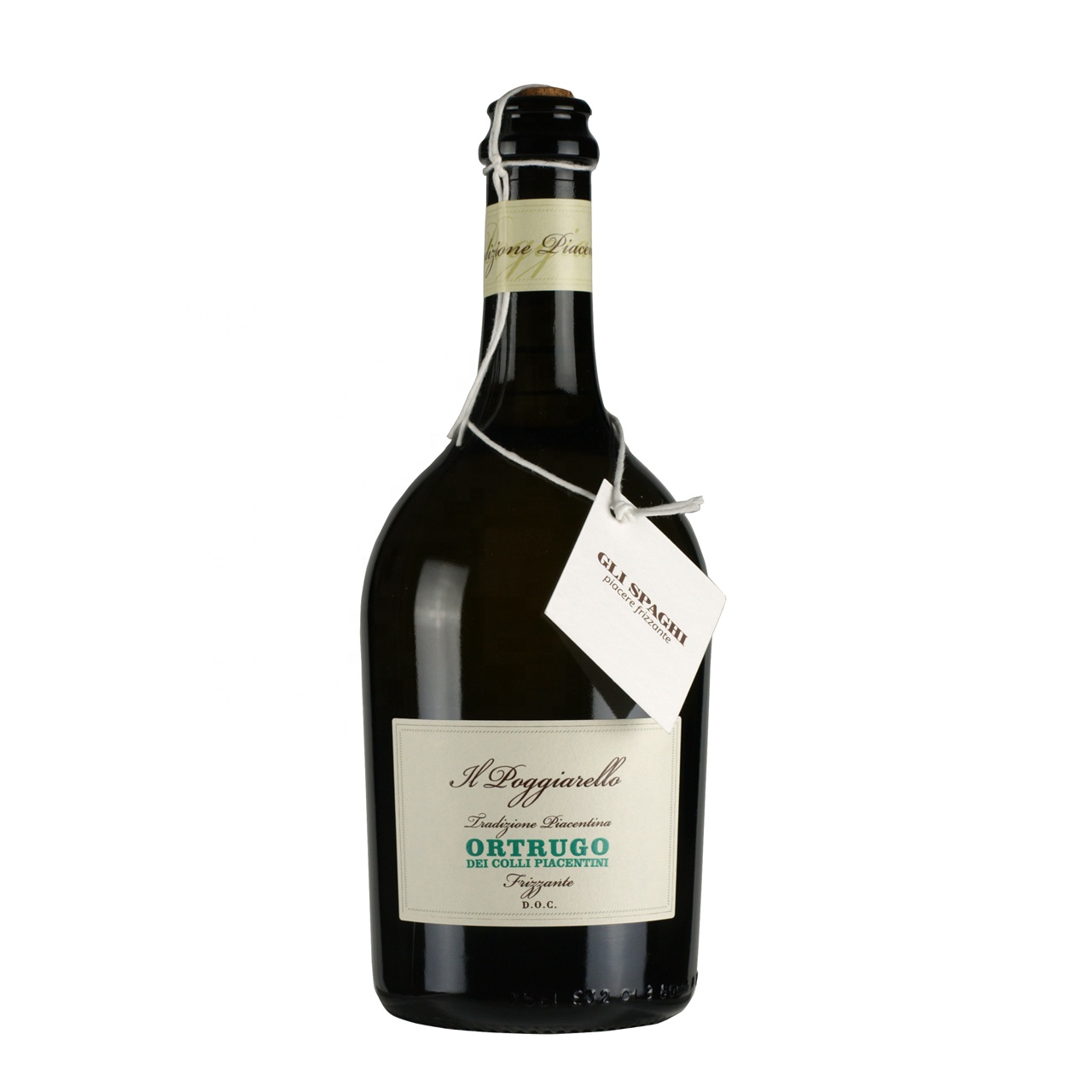 Italian wine Ortrugo dei C.P. DOC Frizz. Il Poggiarello Spago 750ml