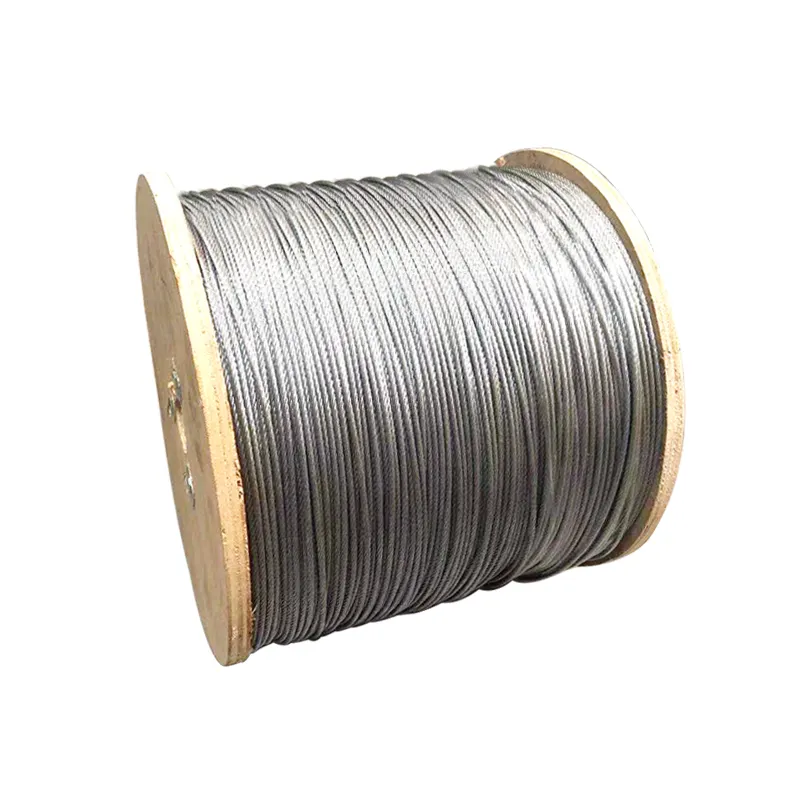 Steel Wire Rope Galvanized 7x19 10.0+mm Clothesline Retractable Guy Wire For Clothes Hanger Can Be Raised