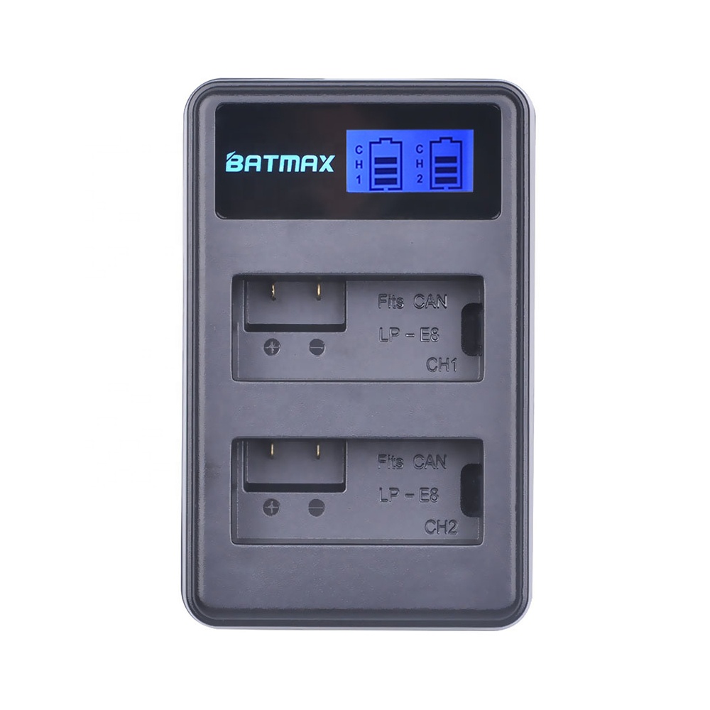 BATMAX LP-E8 LP E8 LPE8 USB зарядное устройство для цифровой однообъективной зеркальной камеры Canon EOS 550D 600D 650D 700D поцелуй X4 X5 X6i X7i Rebel T2i T3i T4i T5i батареи камеры