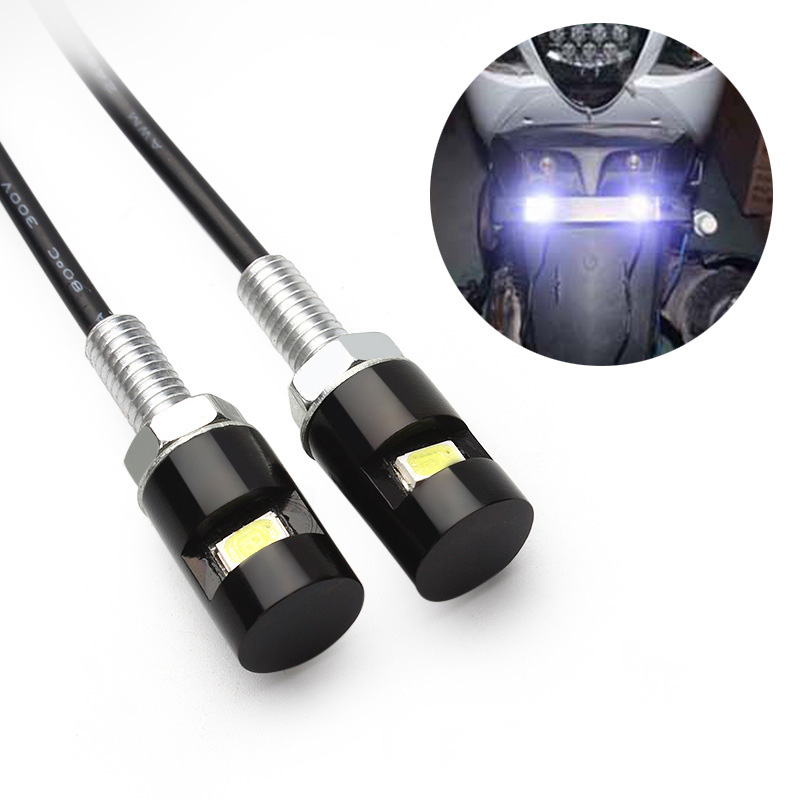 Модификация автомобиля и мотоцикла универсальный 5630LED подсветка для номерного знака винтовая светодиодная подсветка для номерного знака Болт фара «Орлиный глаз»