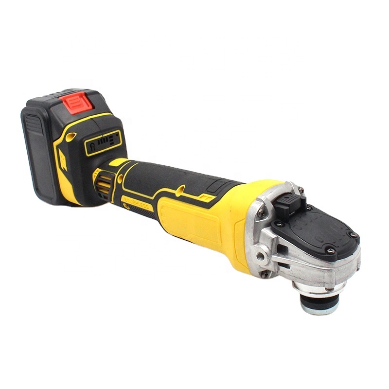 JSPERFECT 125mm diy 4000mah battery impact 21v mini brushless angle grinder cordless