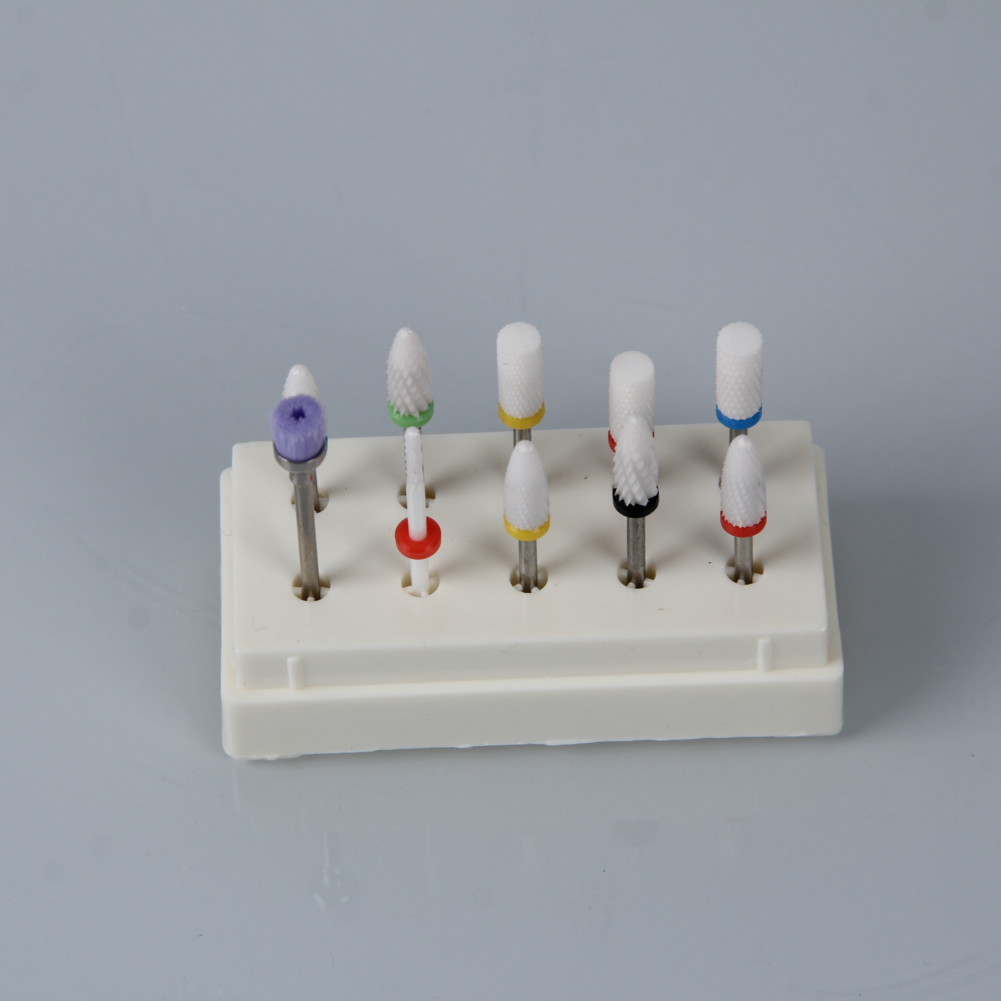 Colorful hard hand care nail polisher art tools