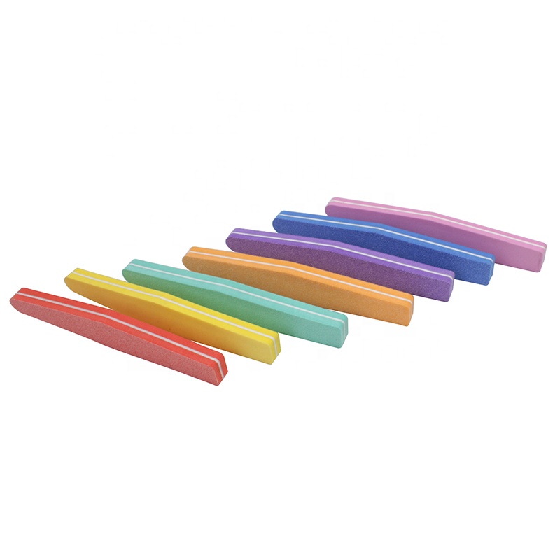 Double Sided Washable Nail File 100/180 Grit Diamond Sponge Nail File Grinding, Polishing Manicure Nail Art Tips Tool