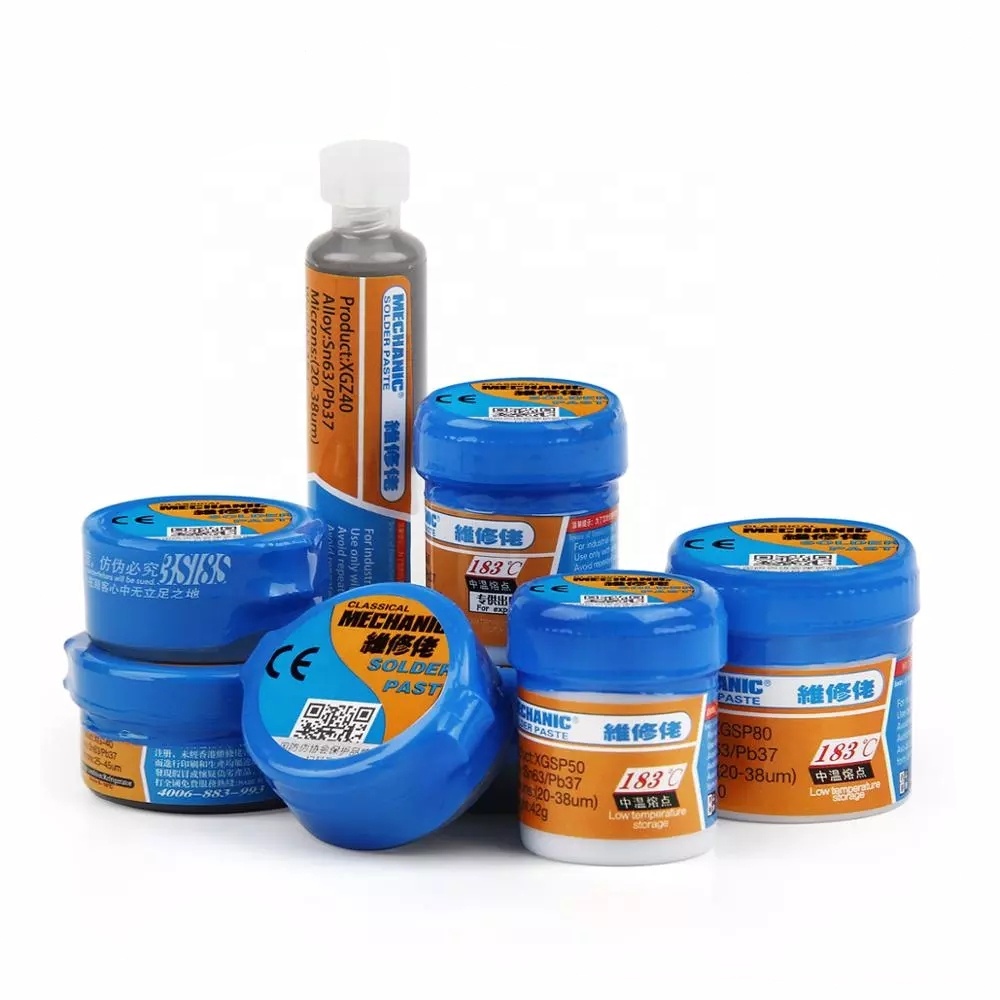 MECHANIC Original Solder Tin Paste 183C Melting Point Welding Flux Soldering Cream Sn63/Pb37 Repair BGA CPU LED Rework Tools