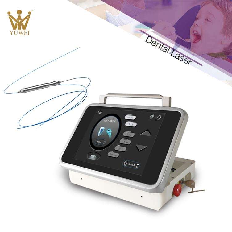 Soft Tissue Cutting And Whitening Decay Caries Gum Contouring Tips 980Nm Dental Laser Whitening Machine