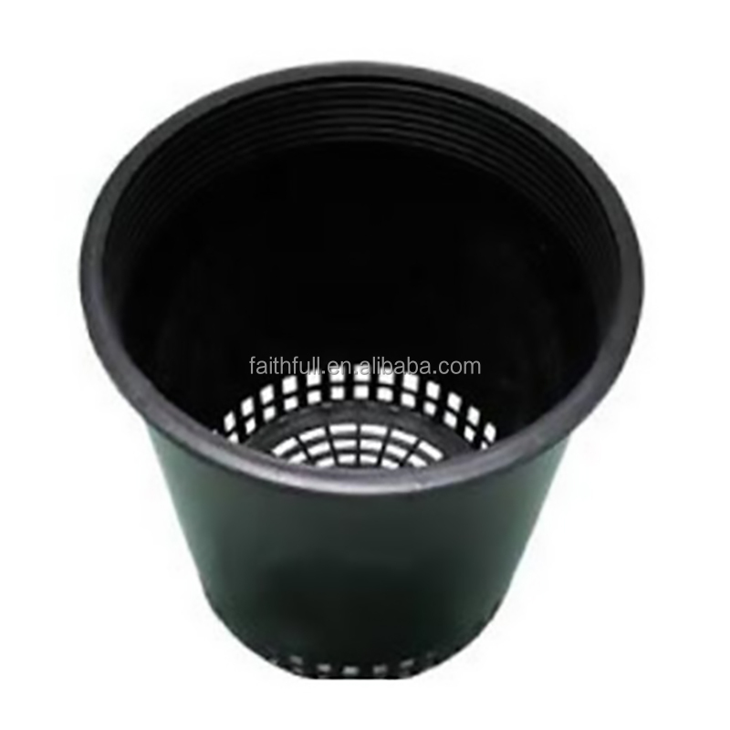 8'' Mesh Pot Premium Much thicker and more durable than traditional blow molded nursery pots