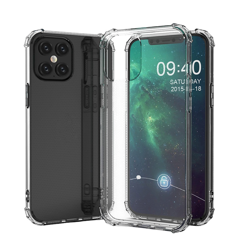 Прозрачный Роскошный натуральный чехол для iPhone 12/12Pro/12Max/12Pro Max Модный противоударный чехол