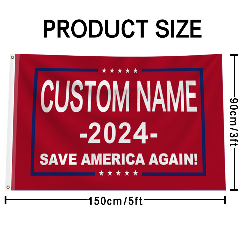 Customization Outdoor Take America Back Flags 3x5ft Make Save America Again Usa American President Flag 2024