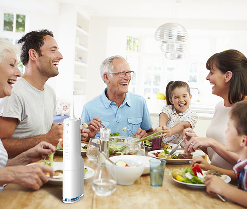 360ML Cordless Oral Irrigator 4 Clean Modes Waterproof Pulse Water Flosser