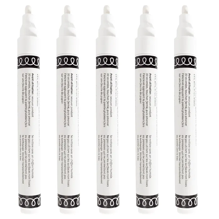 KHY 9 Colors Reversible Tip Liquid Chalk Marker Pen Set, Water-Based LED Board Chalk Marker