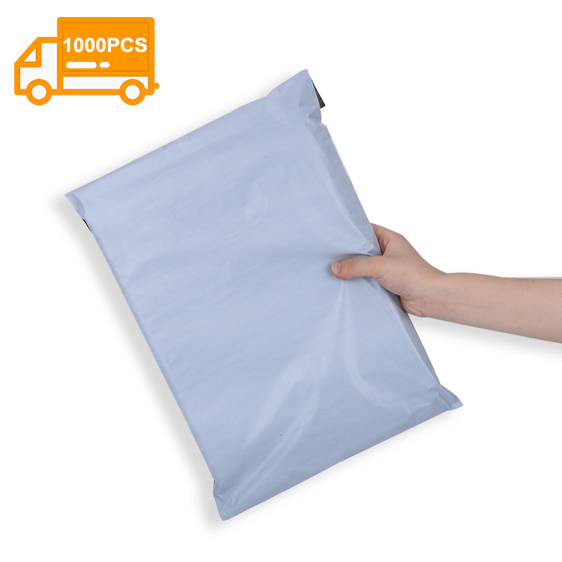 Fast Delivery Grey Poly Mailers Courier Envelope Packaging Plastic Mailing Bag For Clothes