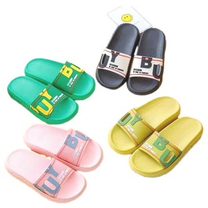 Summer Beach Slides Slippers Flat Sandals For Women And Man Custom Slides Slippers Unisex Anti-slip Soft PVC Outdoor Slipper
