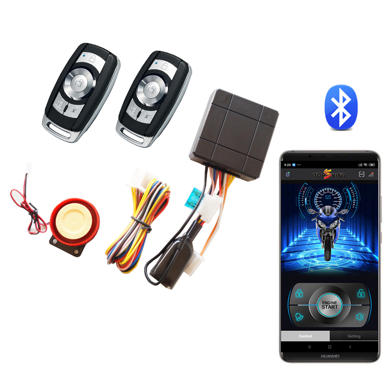 Bluetooth-сигнализация для мотоцикла, приложение для смартфона