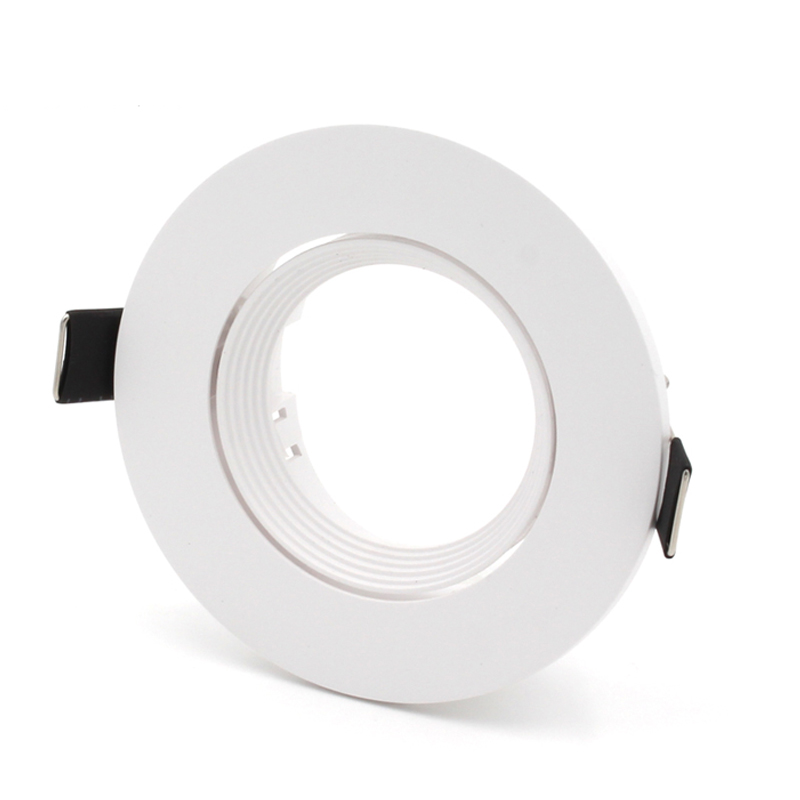 fire retardant gu10 mr16 lamp plastic ceiling recessed led downlight housing