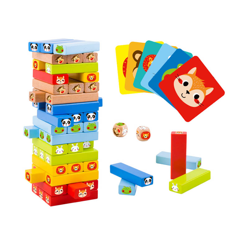 Новый Дизайн Деревянные укладки игры игрушки животных для детей головоломки