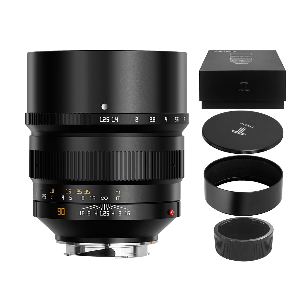 Ttartisan 90 мм F1.25 полный известность объектив для Leica M LM объектив-Крепление камеры как Leica M-M M240 M3 M6 M7 M8 M9 M9p M10