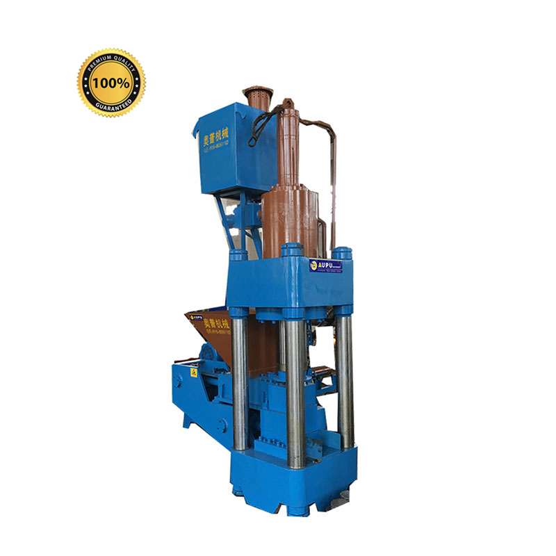 Customized horizontal metal briquetting 120 ton hydraulic press