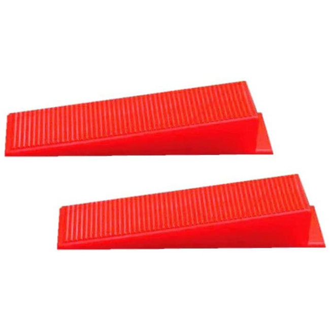 1/8" 1/16" Tile Leveling System Reusable Wedges-100Pcs For Ceramic Tile and Stone Installation