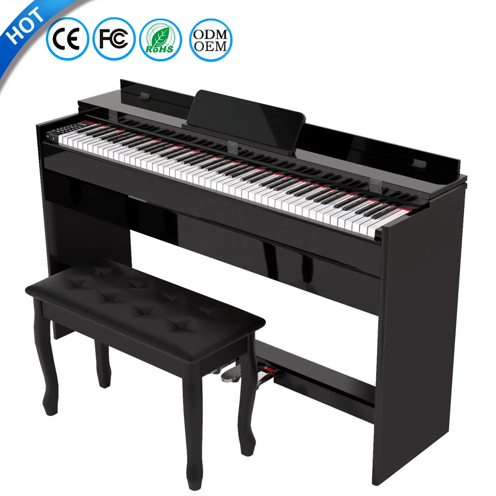 digital piano keyboard 88 key electric piano midi musical instruments piano electronic