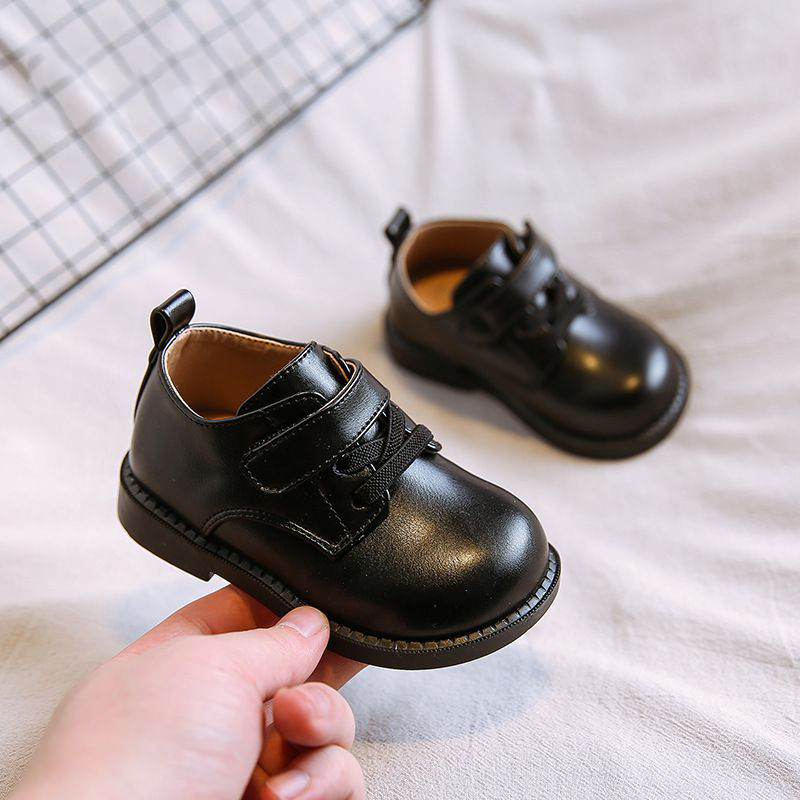 children pu leather autumn shoes kids 2021 boys and girls casual rubber designer shoes