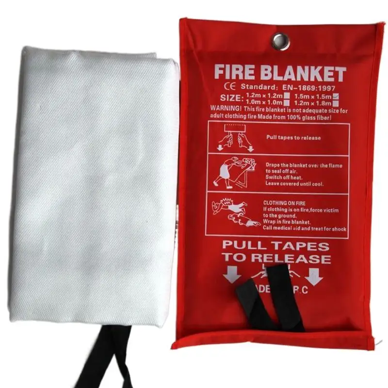 Custom Emergency Car Fire Blanket emergency fire blanket size for 1.2mx1.2m
