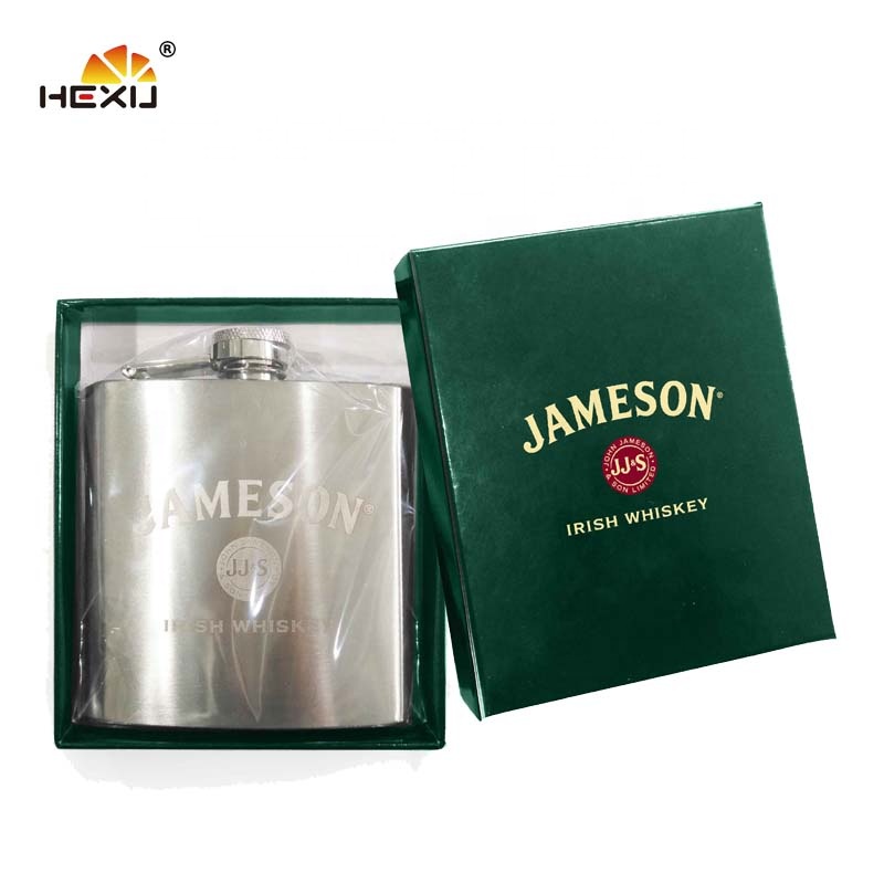 Jameson, ирландский спирт для виски, уникальная фляжка из нержавеющей стали