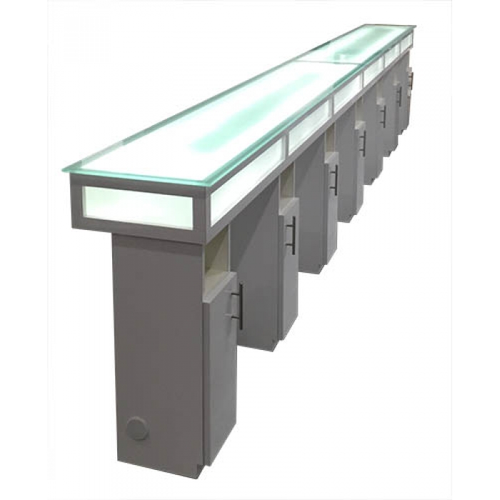 Beauty Salon Modern Manicure Table Cheap Luxury White Nails Table