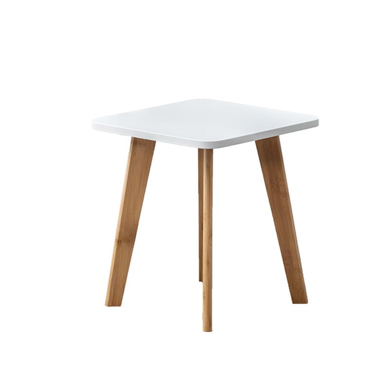 Wholesale Eco-Friendly Bamboo Square Side Mini Coffee Table Four Legs Coffee Table Table For Magazines