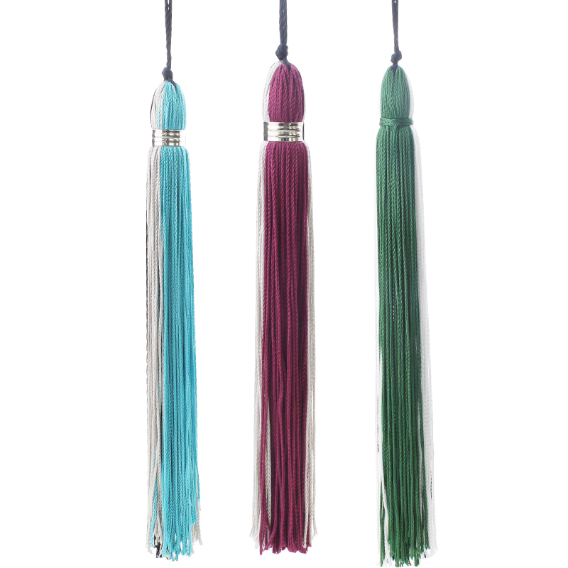 Manufacturers custom multicolor rayon tassels car ornaments tassels