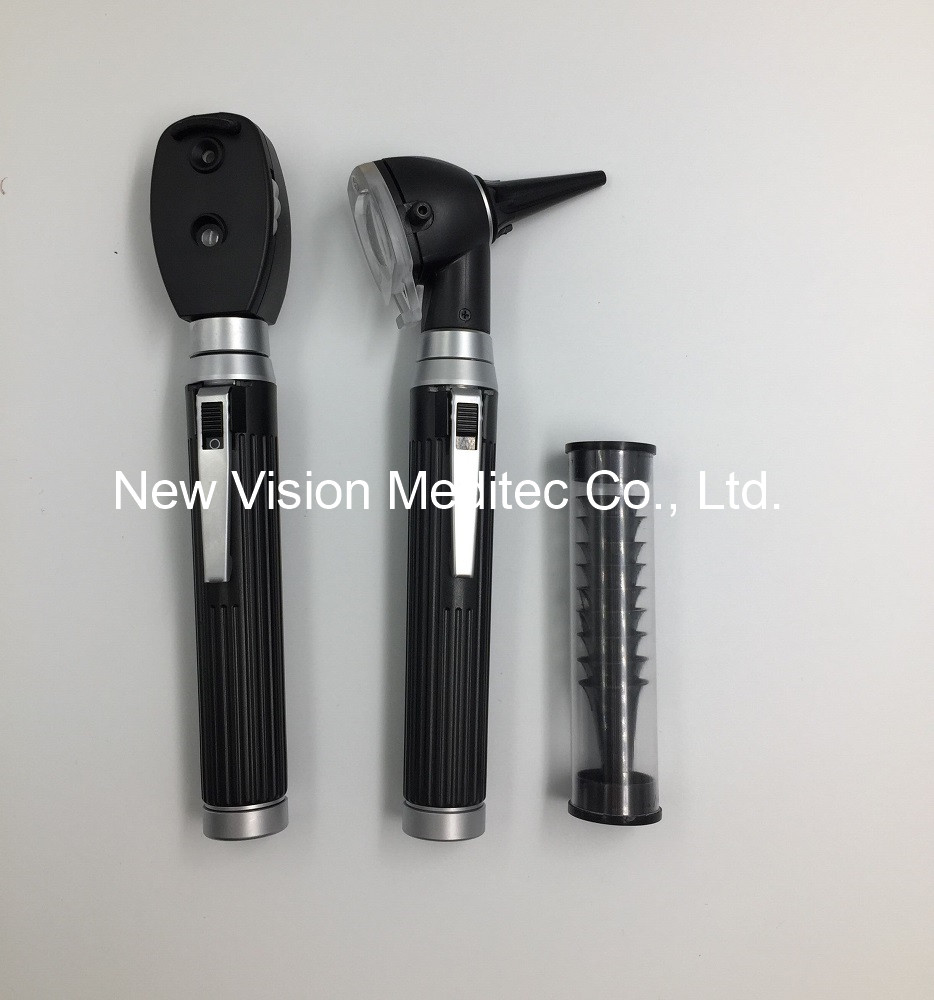 AA Battery Ophthalmoscope and Otoscope Diagnosis Set with CE & FDA
