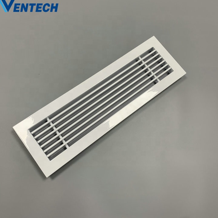 Hvac Supply Ventilation Pvc Plastic Air Register 30 Degree Linear Bar Air Grilles