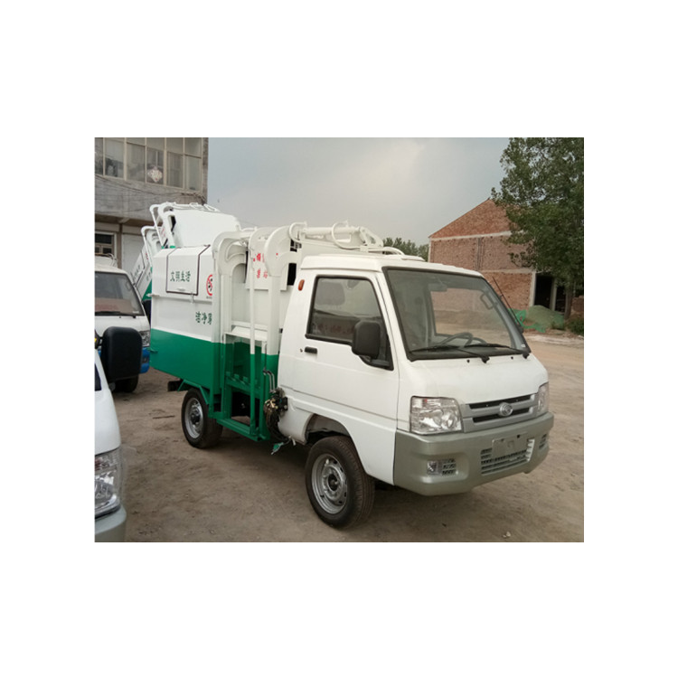 New design rubbish collection can kitchen electric garbage transport truck Electric four-wheel hanging bucket garbage truck