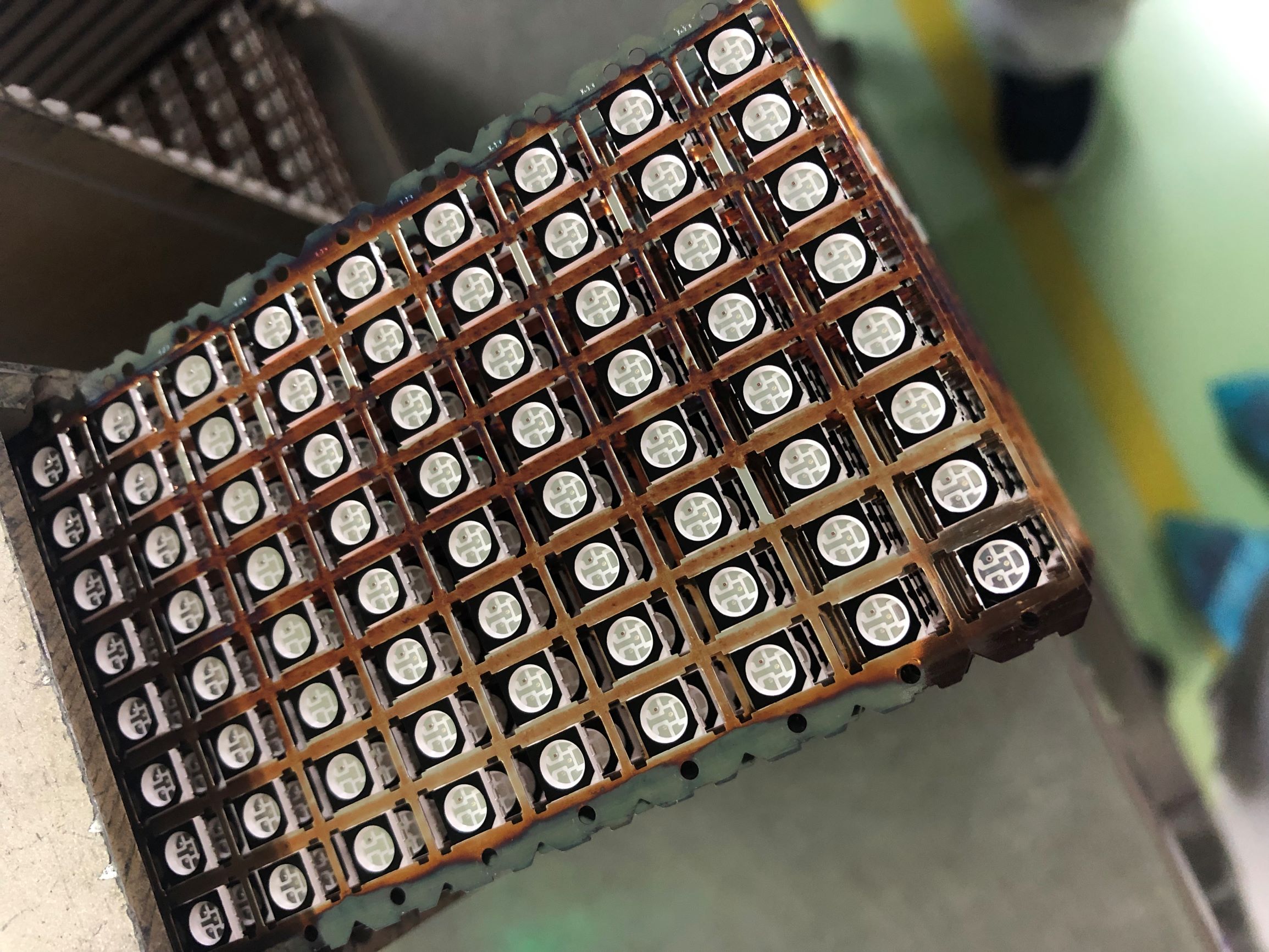 5050 smd led 3 chips white color 24-26lm
