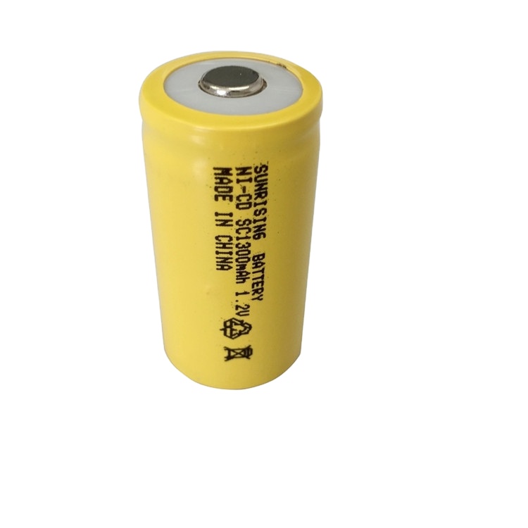 Перезаряжаемые ni-MH ni cd аккумуляторы sc1300mah 1,2 v