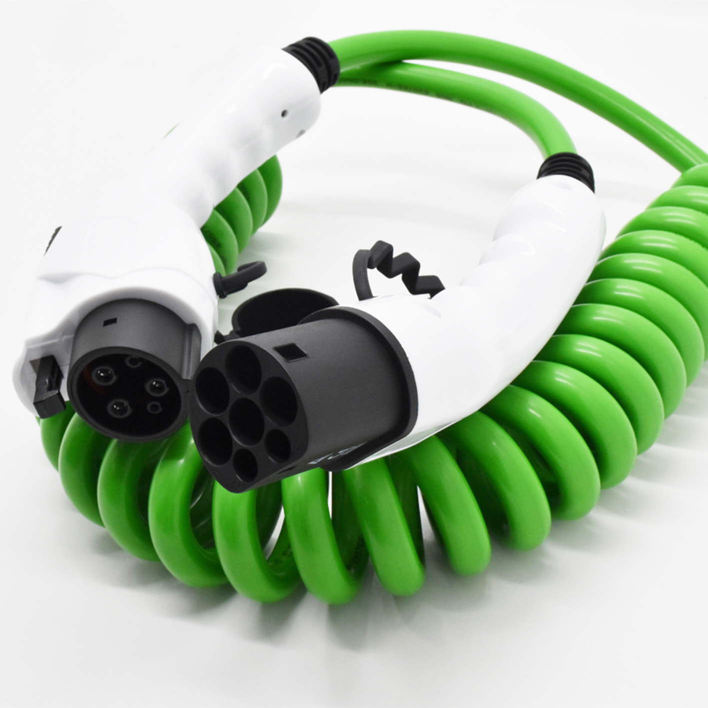 16A Model 3 ev charging cable Type 1 male sSAE J1772 to IEC 62196 Type 2 female with spring cable 1m