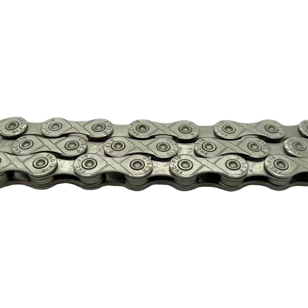 wholesale 10 speed antirust stainless steel half hollow silvery bike chains bicycle
