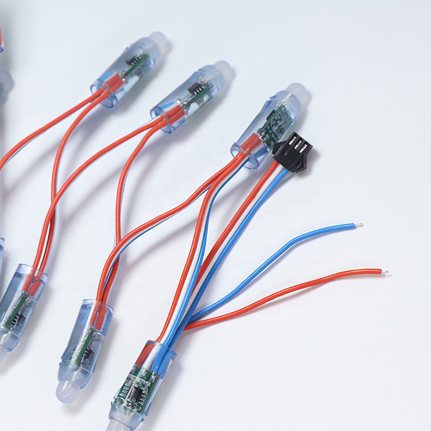 Бесплатный образец IP68 Пиксельная светодиодная RGB лампа WS2811 Светодиодная гирлянда для праздничного украшения