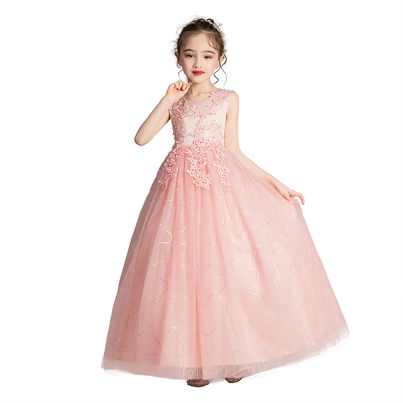 Vestidos infantil, размеры с цветочным узором для девочек; Платья для девочек; Детские платья на свадьбу, нарядные платья для девочек элегантное платье принцессы с цветочным рисунком