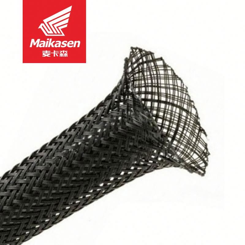 Expandable Braided Sleeving 8mm Durable fire resistant pet expandable braided wire cable hose sleeving