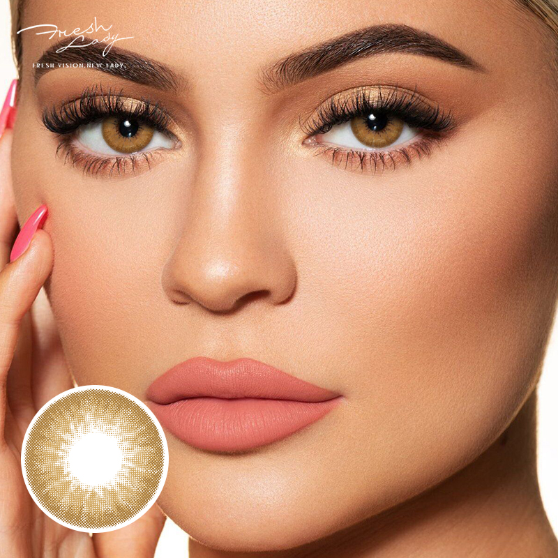 Freshlady One Day Sharingan Contact Lenses Logo Clear Contact Lenses Custom Logo Natural Eye Color Contact Lens