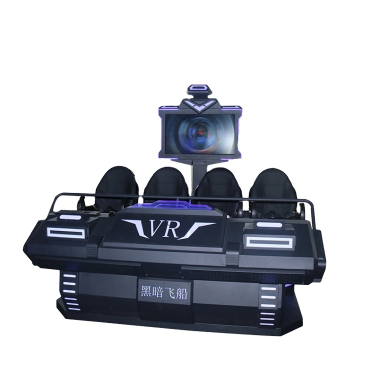 VR Simulator 9d equipment virtual reality cinema four players amusement theme park 9d vr simulator