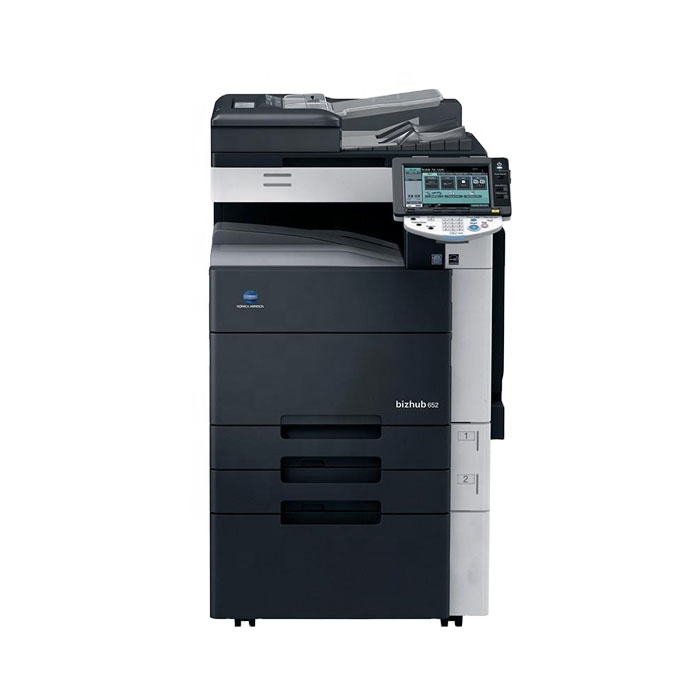 Черный, белый, б/у, фотокопировальный аппарат Konica Minolta Bizhub 452 552 652, цифровой дубликатор, копировальные аппараты