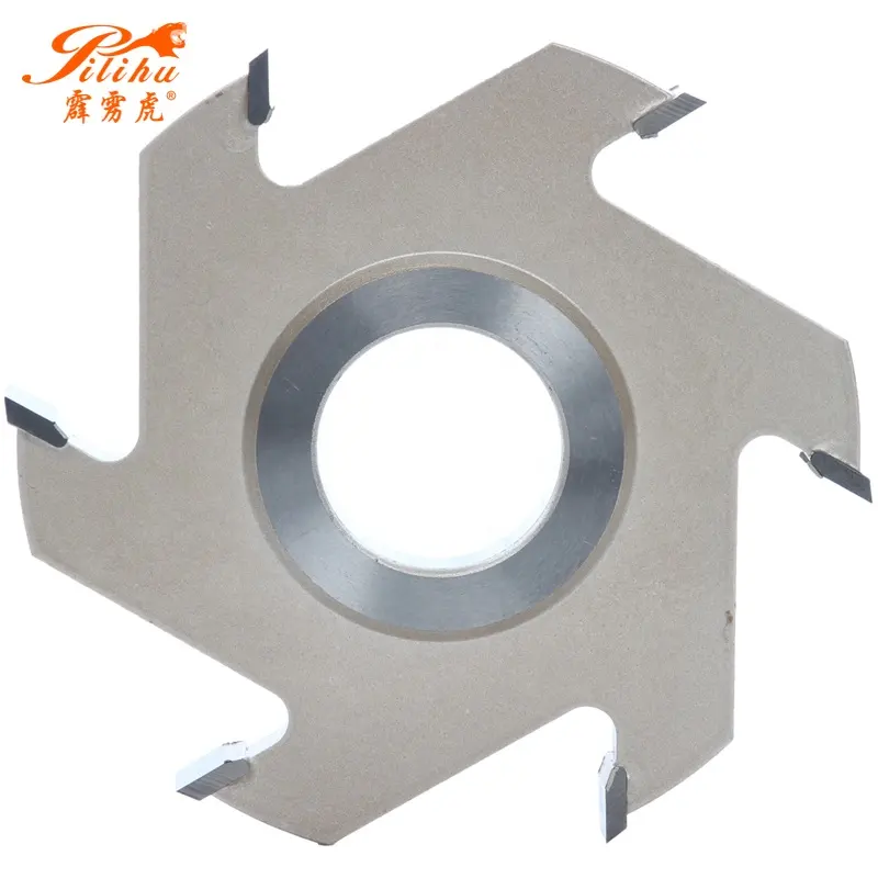 Customized Size 125mm TCT Woodworking Grooving Blade For Vertical Shaft Machine