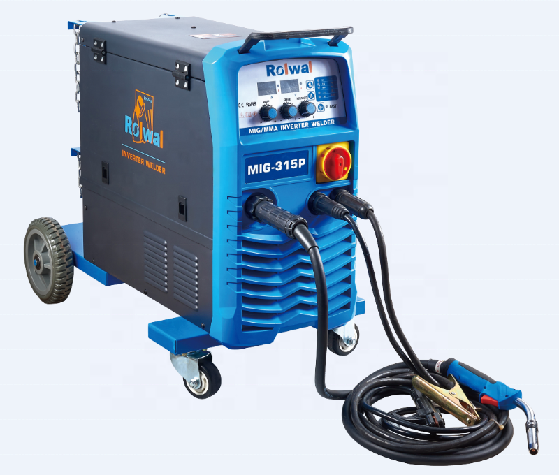 Инвертор Rolwal IGBT 3 в 1, сверхмощный газовый безгазовый сварочный аппарат Co2, сварочный аппарат Mig Mag, сварочный аппарат 250 А 315 А, сварочные аппараты MIG