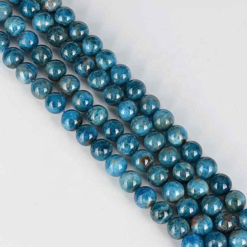 Blue Apatite Gemstone Beads Wholesale
