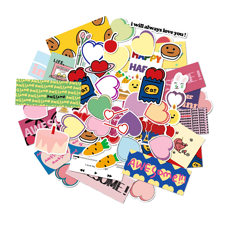 Cheap price students stationery personalized stickers, Korean style decorative stickers