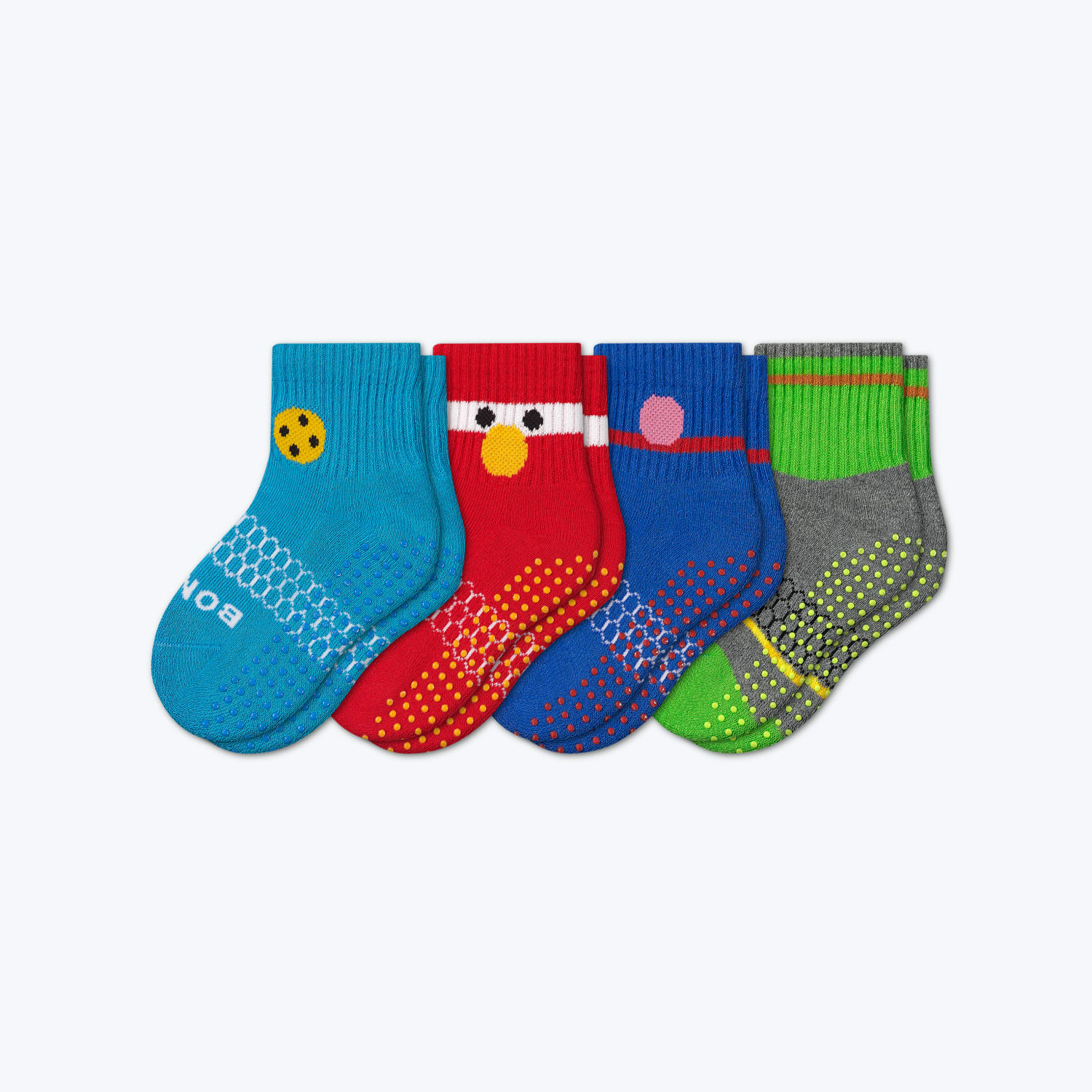wholesale OEM customized Sesame Street toddler clip-on calf socks Children's socks