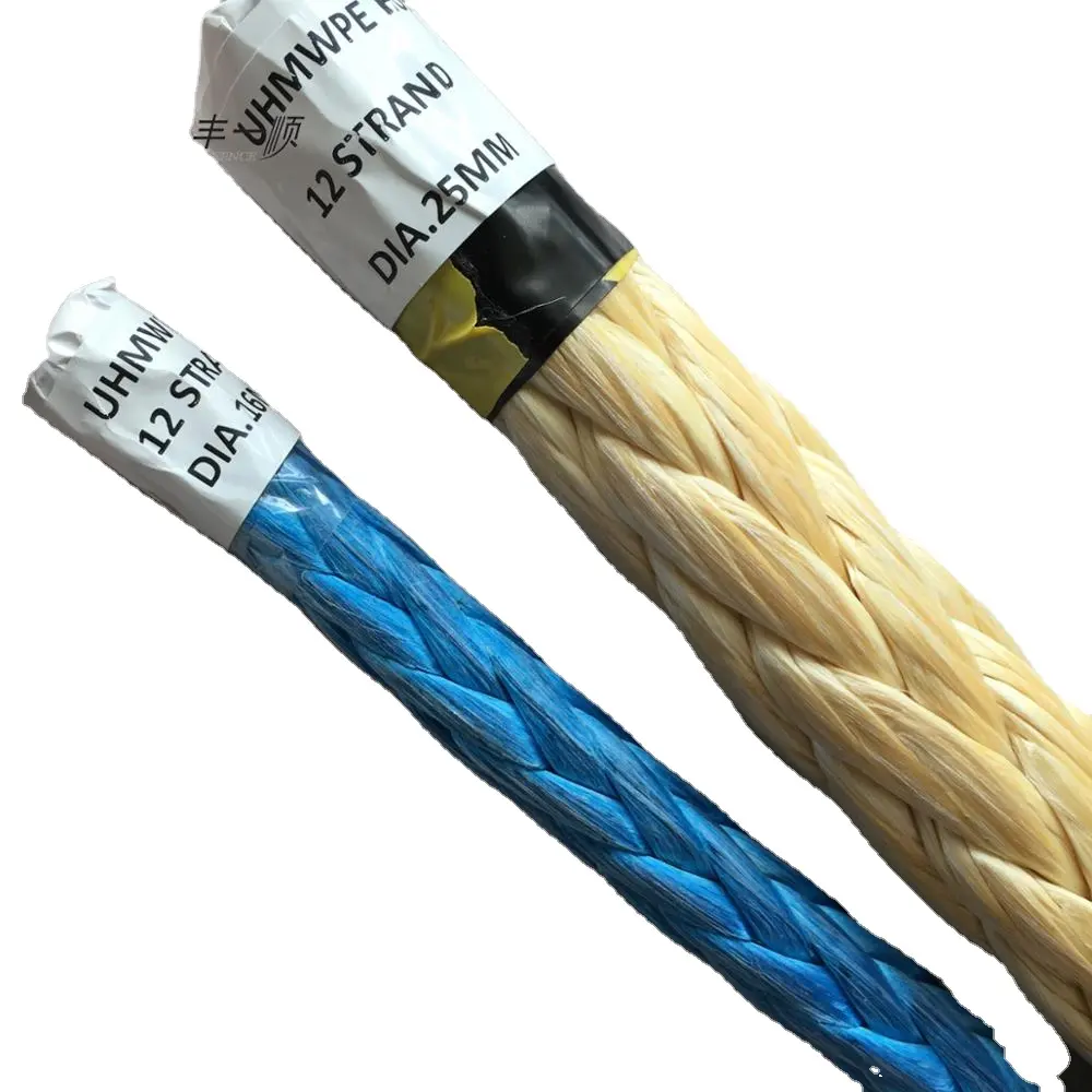 UV resistance  rope UHMWPE sailing braided rope 8mm/10mm/12mm Hot Sale