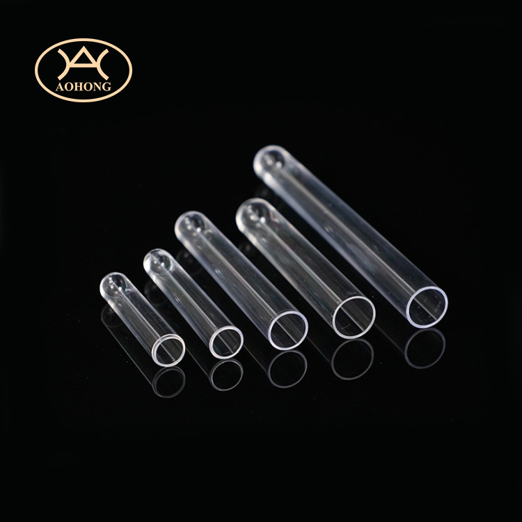 Medical products transparent glass test tube