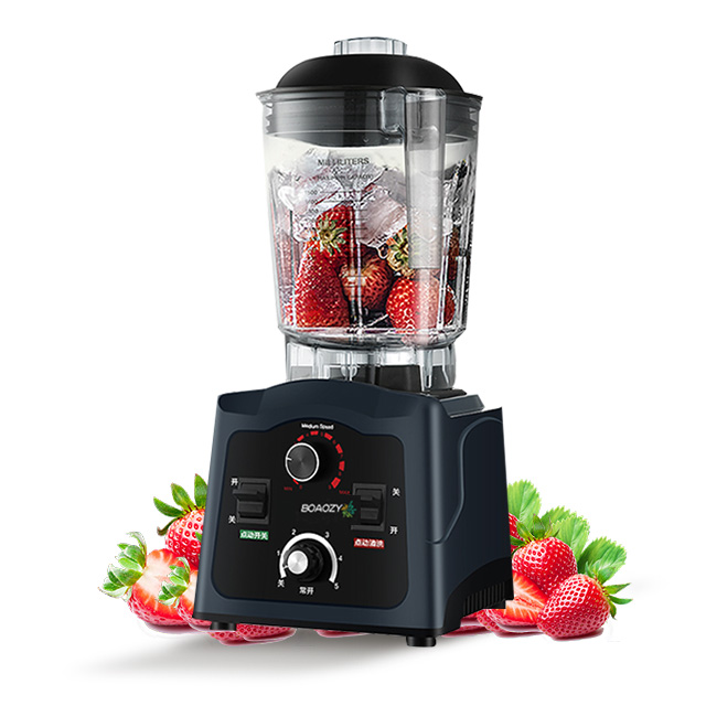 Household Blender High Speed Electric Blender 1500w Commercial Automatic Food Blender Kitchen Large Capacity Glass Food mixer